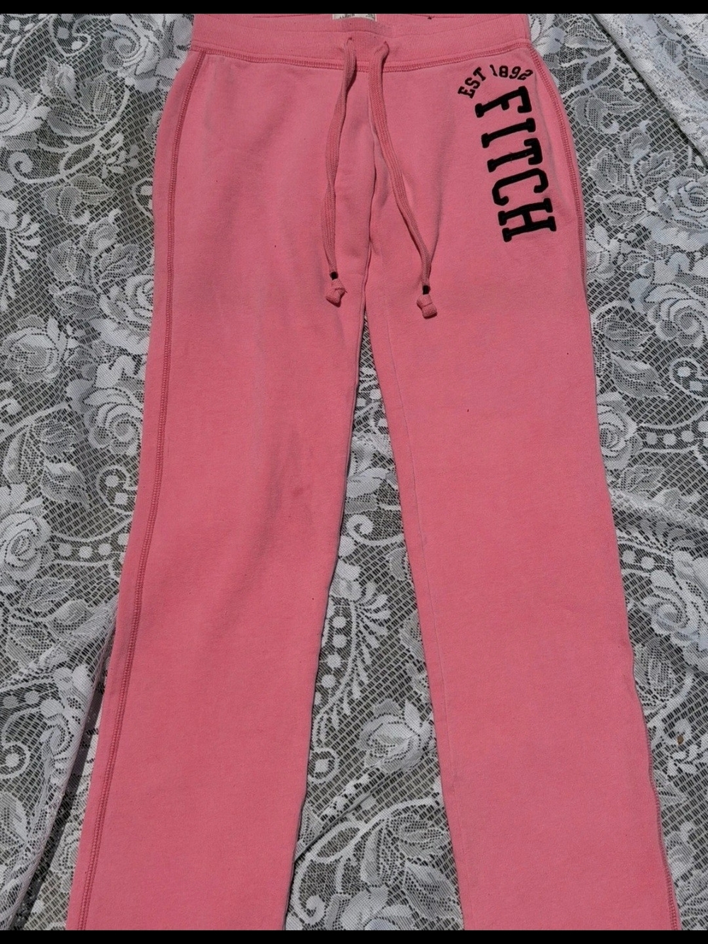 Abercrombie & Fitch Pink Sweatpants - FITCH Logo. NWOT
